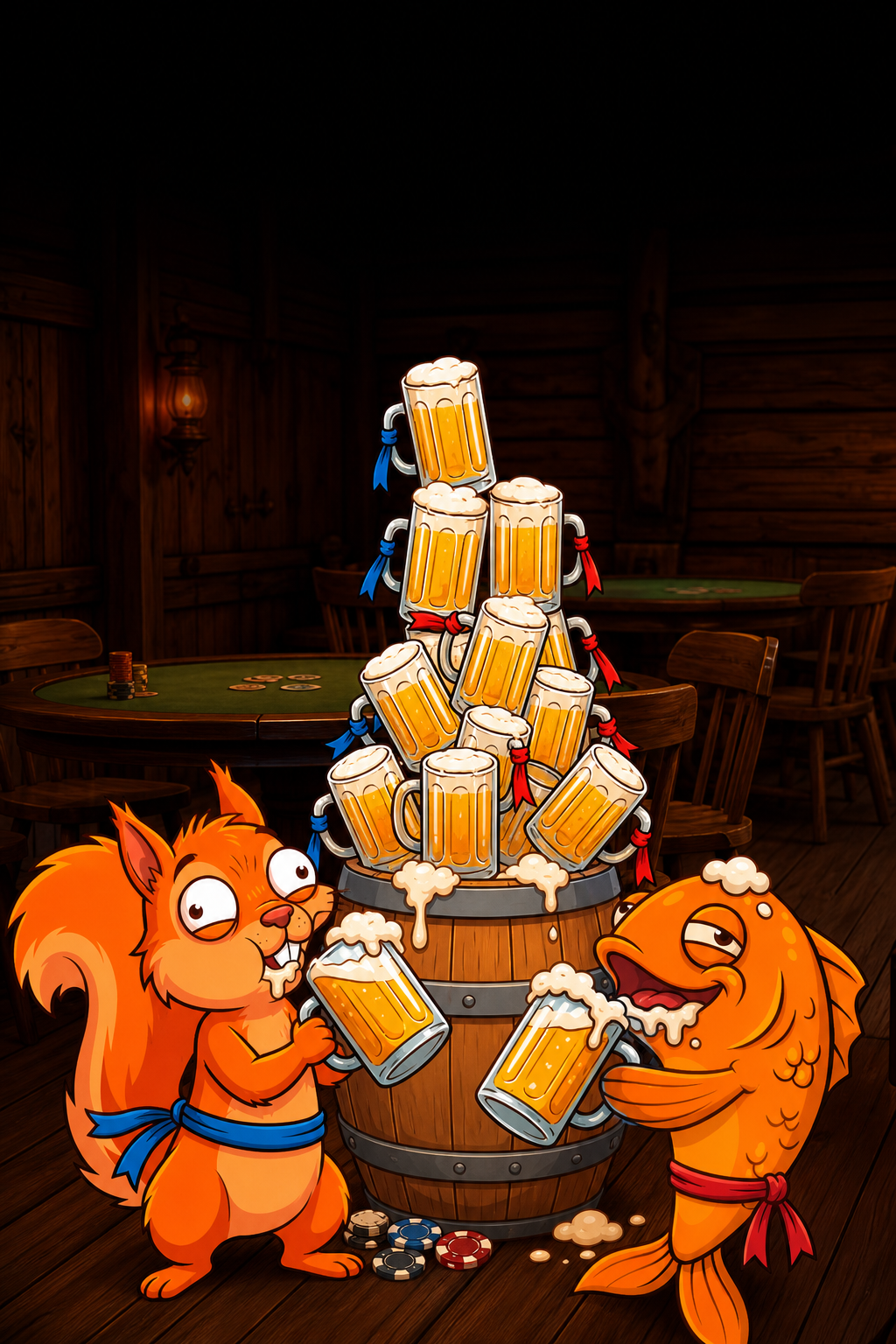 Отзывы о Pivo Casino Пивной турнир с рыбкой и белкой — героями Pivo Casino